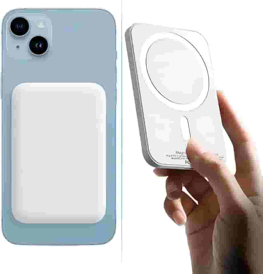 Power Bank Magnético 5000mAh – Carregador Portátil Sem Fio 15W Ultra Rápido, Fino, Leve e Premium, Compatível com MagSafe e indução