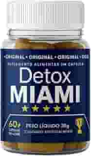 Emagrecedor Ultra Detox Gold - (Miami) Elimine Gordura e Seca a Barriga Rapidamente com 60 Cápsulas Ação Total