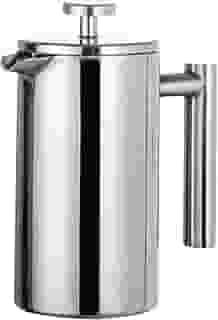 Cafeteira Prensa Francesa 600ml Inox Térmica Com Parede Dupla