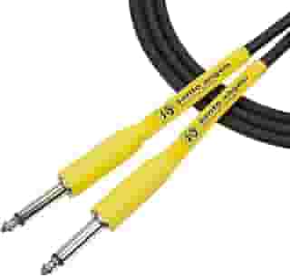 CABO DE GUITARRA SAMURAI 0,30MM CONECTOR P10/P10 10FT 3,05 METROS PRETO - SANTO ANGELO