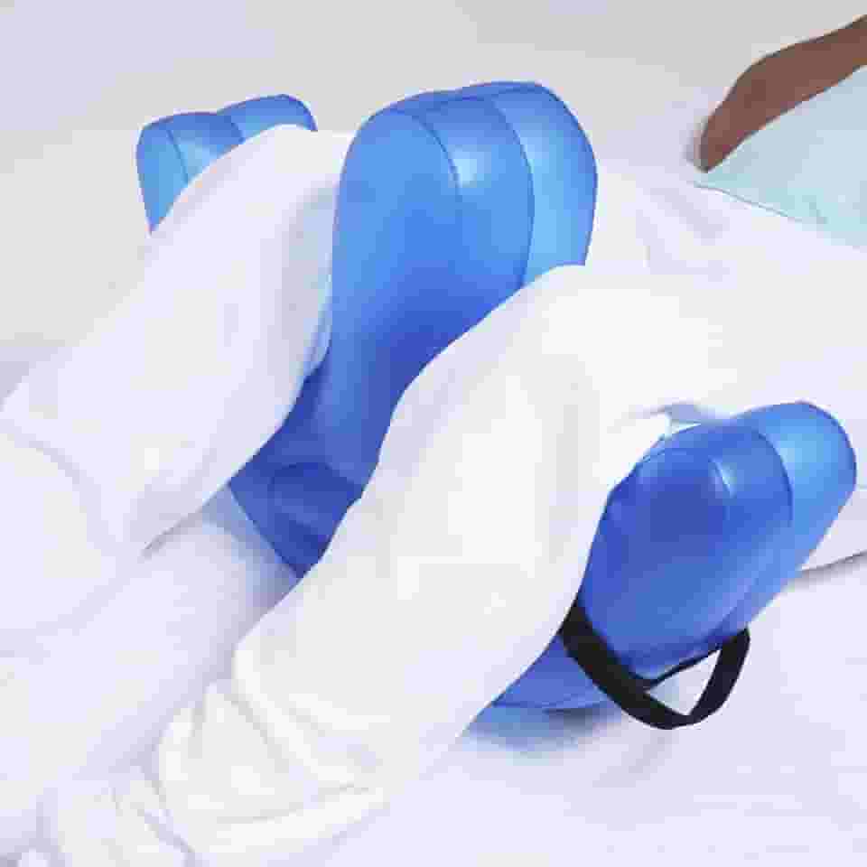 Almofada Ort. Inflável De Giro Fácil Para Acamados E Idoso