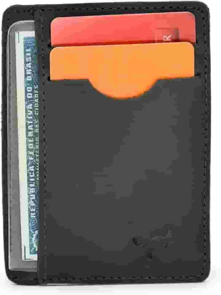 Carteira Porta Cartão,cnh,cédulas,cartões Couro Legítimo