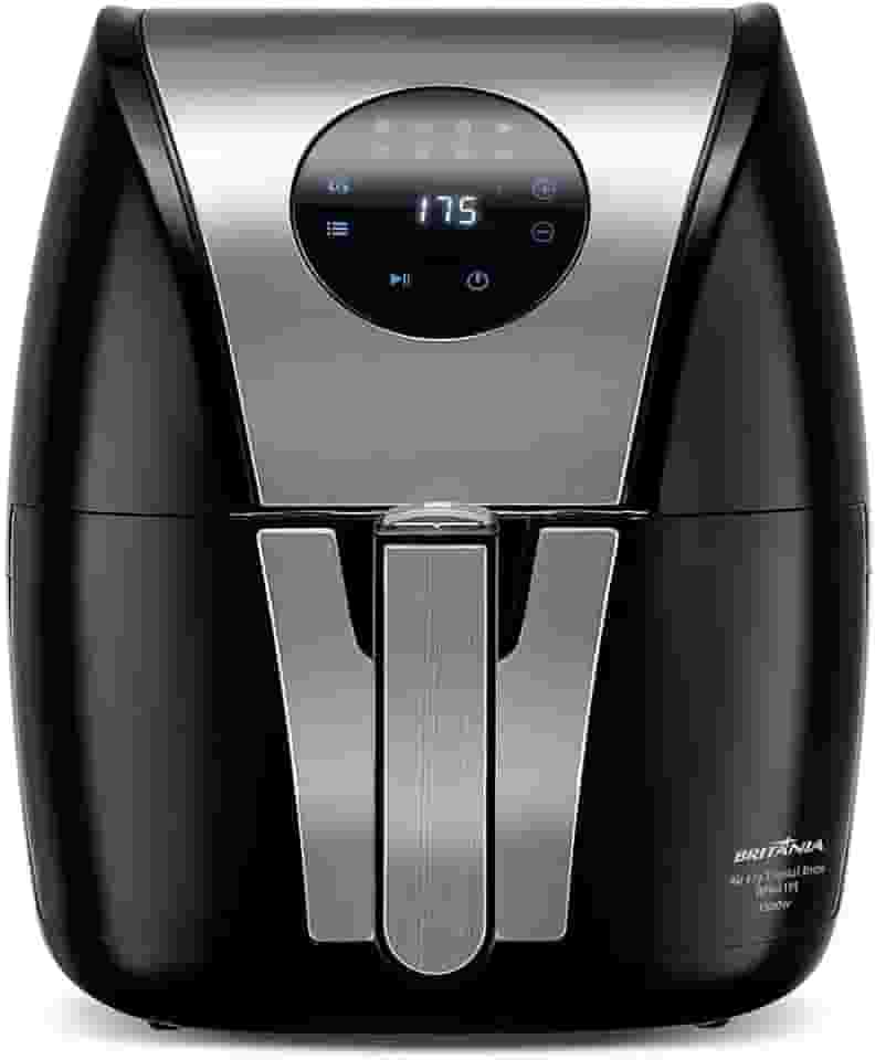 Fritadeira Air Fry Digital Britânia, Pretanox, 1500W - Revestimento Antidaderente, 5L,BFR41PI 220V