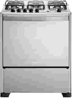 Fogão 5 Bocas Espelhado com Mesa Inox Dako Magister Inox Style Bivolt