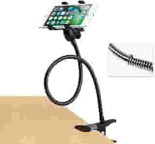 Suporte de Celular Mesa Articulavel 50cm Cabo FORTE METAL Clipe 360° QUALIDADE