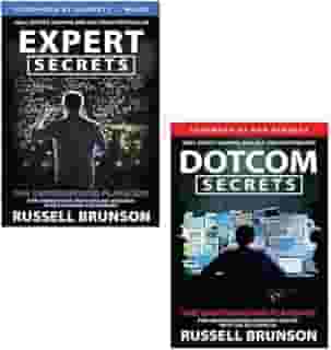Russell Brunson 2 Books Collection Set (Expert Secrets, Dotcom Secrets)