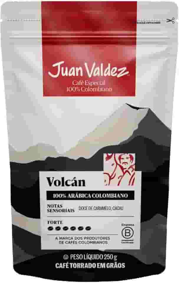 Café Em Grãos Colombiano Juan Valdez Premium Vulcan 250 Gr