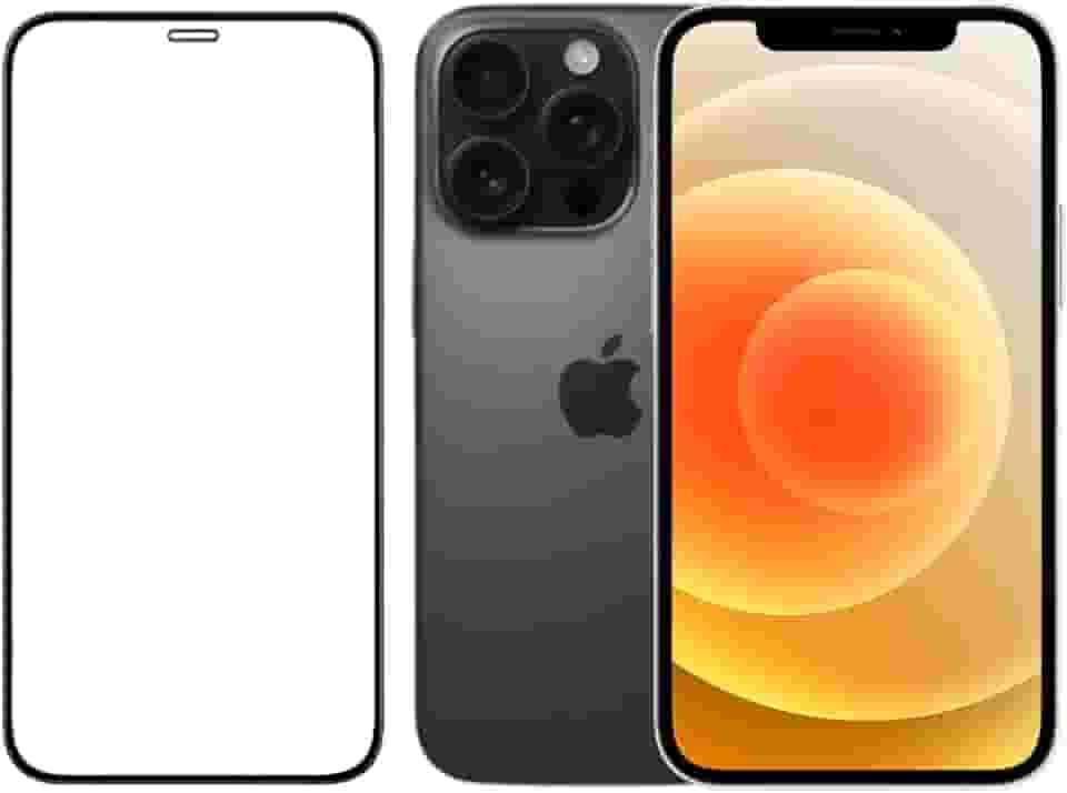 1 ou 3 Película de Vidro 3D para Todos iPhone e Modelos iOS: 6, 7, 8, XR, XS, 11, 12, 13, 14, 15, 16, Pro Max (1, Transparente, iPhone 6 e 6s Plus Preto)