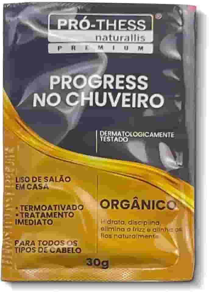 Sachê Capilar Super Dose Progress no Chuveiro Realinhamento Termoativado Para Cabelos Lisos