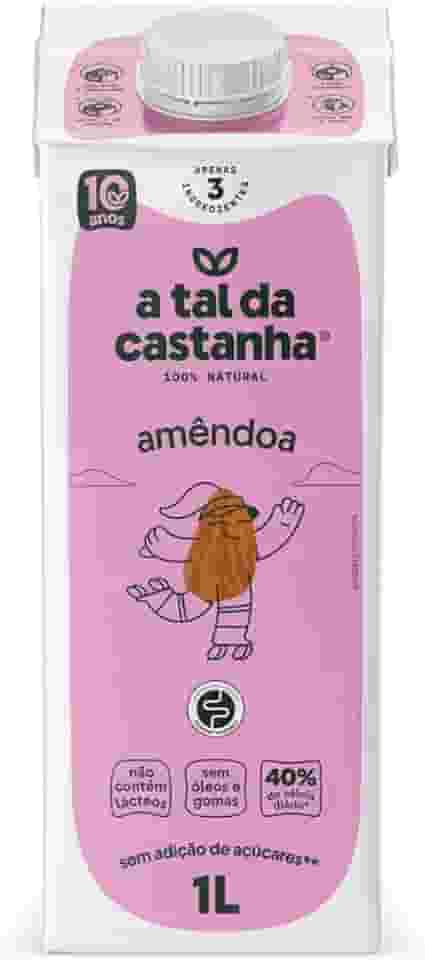 A Tal Da Castanha Bebida Vegetal Amêndoa, 1L