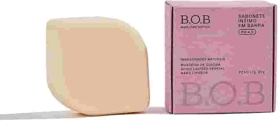 B.O.B Bars Over Bottles Sabonete Íntimo em Barra | Natural, vegano, livre de crueldade, sustentável, livre de plástico, waterless, pH equilibrado com o da região íntima (4,5)