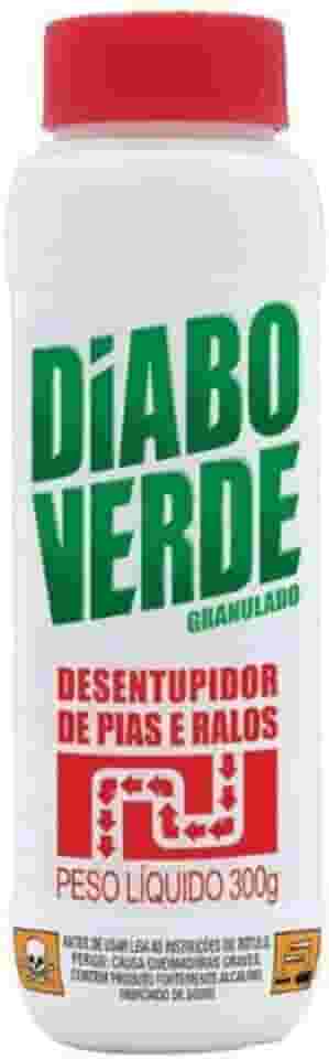Desentupidor De Pias E Ralos Vazos Diabo Verde 300G