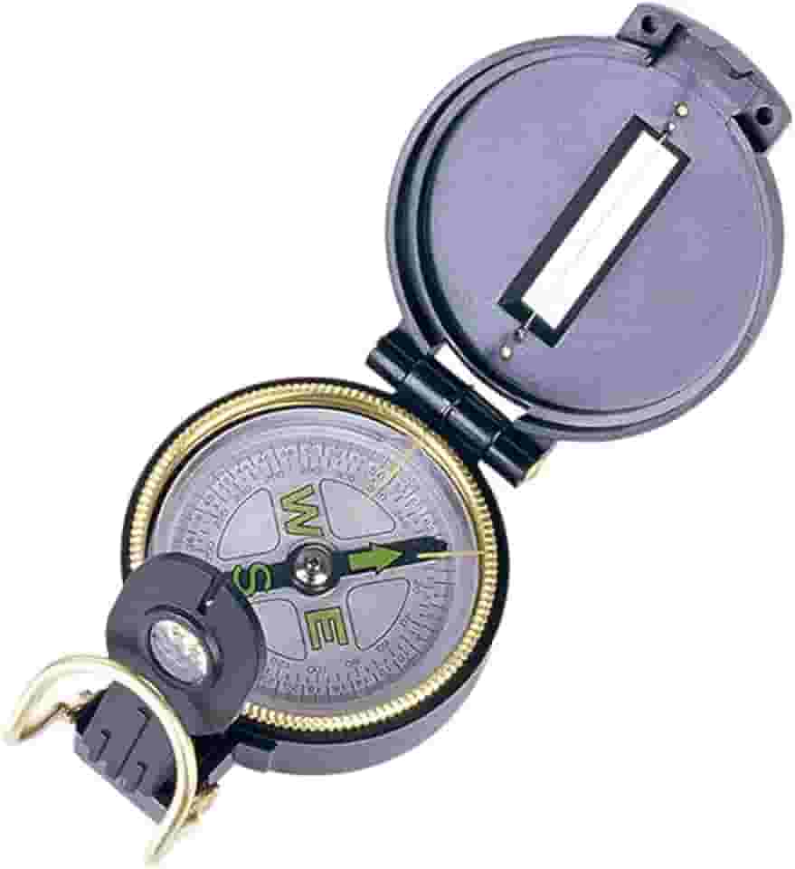 Nautika Bussola Quest, Visada Dobrável, Argola em D Para Melhor Fixação Em Mochilas Ou Coletes, Prática, Leve e Compacta, Feita De Plástico ABS Resistente, Excelente Para Todos Os Momentos