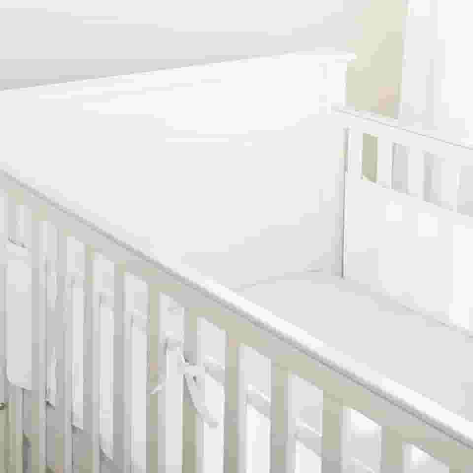 Tela Respirável Para Berço, Baby Deluxe, Branco