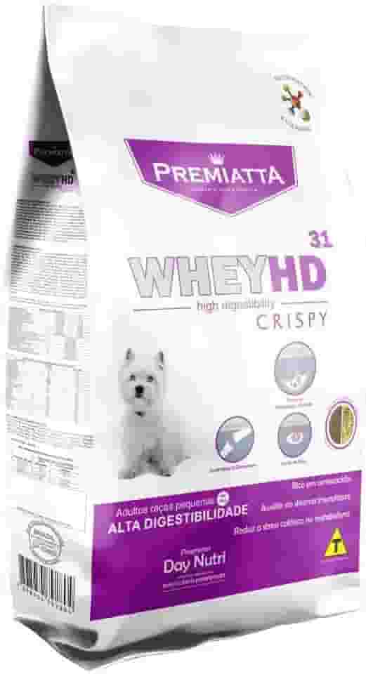 Premiatta Ração Whey Hd Crispy Cães Adultos Raças Pequenas 6Kg (30X200G)