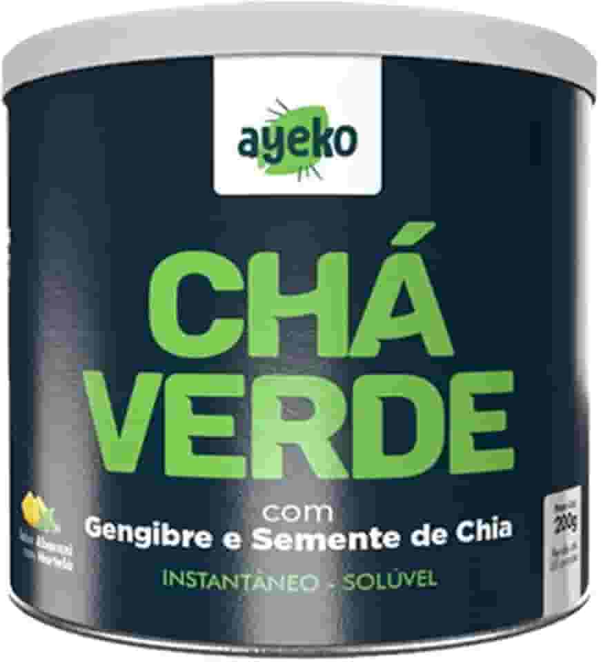 Chá Verde C/Gengibre e Semente de Chia 200g - AYEKO