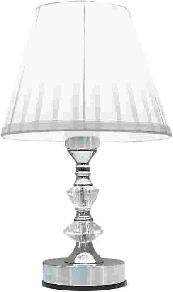 Abajur de Mesa Cristal Cupula Abajur Para Quarto 3 Níveis de Intensidade Toque na Base (110)