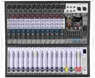 Mesa de Som Profissional AMW AG12 v2, 12 Canais, USB/Bluetooth, 99 Efeitos DSP, Equalizador 3 Bandas, Phantom Power 48V