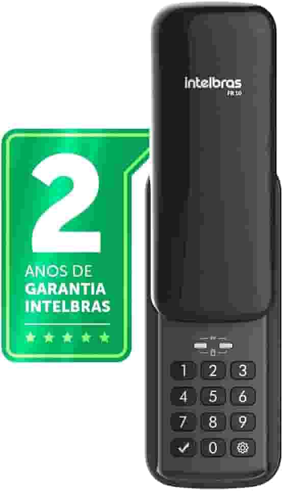 Fechadura Digital Para Uso Interno e Externo FR 10 Preto Intelbras