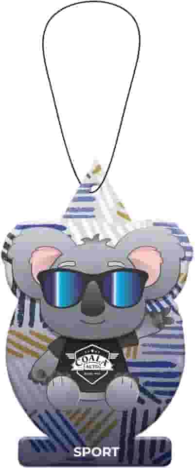 Coala Odorizador para Carro Folhinha Perfumada 10g Sport