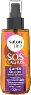 Salon Line, Óleo de Tratamento, SOS Cachos, Super Óleos, Vegano - Para Cabelos Cacheados e Crespos, 100ml