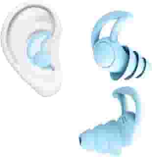 Abafador de Ruídos até 33db Redutor de Som Protetor Auditivo Auricular Tampão Sonoro Confortável Reutilizável Ideal para Dormir Estudar Natação (Azul, Tamanho único)