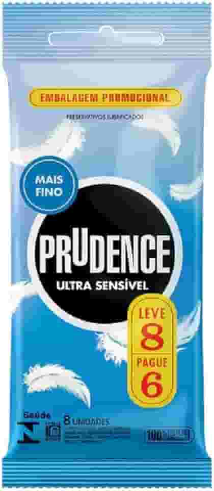 Preservativo Prudence, Opaco, Pacote de 8