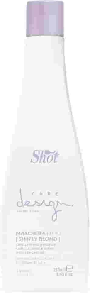 SHOT Máscara Simply Blond Para Cabelos Loiros 250Ml Nutrição Brilho Hidratação com Macadâmia