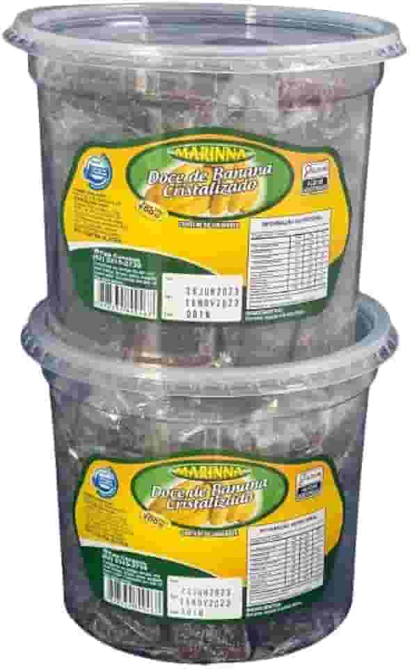 Doce Banana Cristalizado 20 unidades