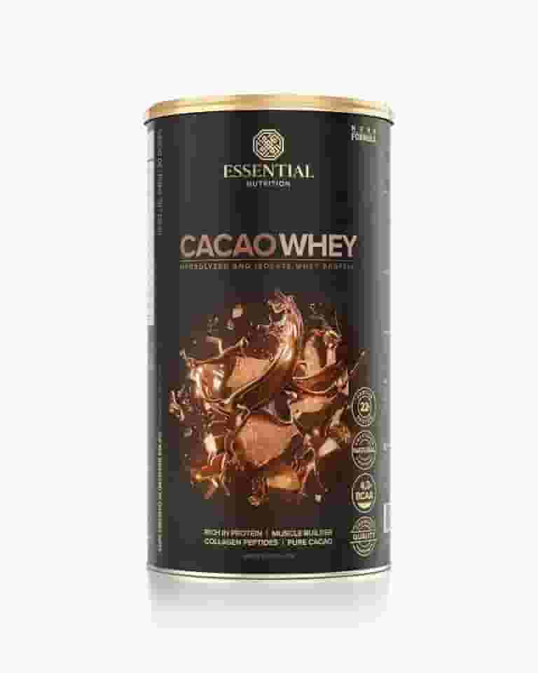 Essential Nutrition - Cacao Whey Lata 840g 30 doses