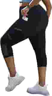 Calça legging plus size cintura alta atlética treino yoga bolsos femininos controle de barriga melhor grossa longa