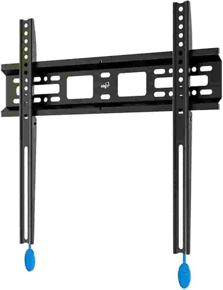 ELG, N01V4, Suporte Fixo de Parede para TVs de 32" a 77", Compatível com TVs Curvas e Planas, Feito em Aço Carbono, Suporta Até 50kg, Preto