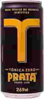 Tônica Zero Prata, Lata 269ml Águas Prata QS1LL Sabor Água Tônica Zero 200ml