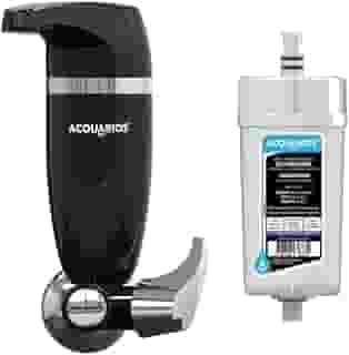 Filtro Purificador de Água Premium Acquabios para Parede, Preto, com Refil Extra