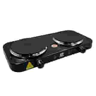 INMA, Fogão Elétrico, Fogão 2 Bocas, Fogão Portátil, Fogão De Mesa, Cooktop, Fogões Cooktop, Fogareiro Elétrico, Fogareiro Com 2 Bocas, Fogareiro Portátil, Compatível com TYJR, 2000w (Preto 110v)