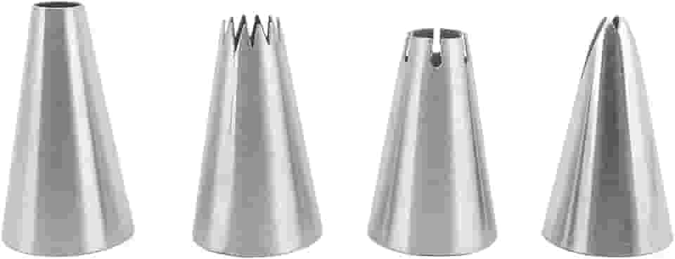 Tuut, Linha Confeitaria, Jogo de Bicos Finos Para Bordas de Inox, 3cm