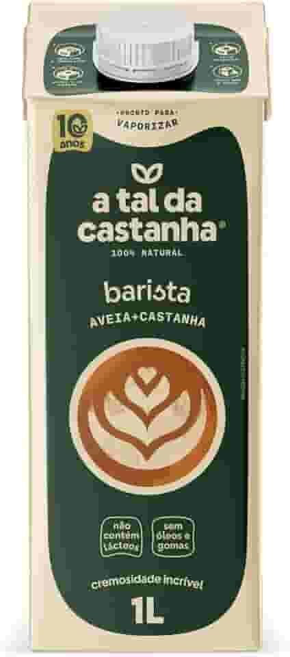 A Tal Da Castanha Bebida Vegetal Aveia e Caju Barista, 1L
