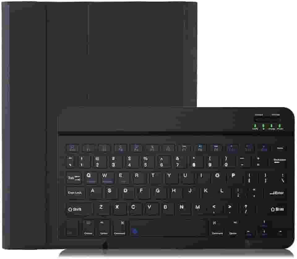 Teclado E Capa Para iPad 5ª/6ª Geração,ipad air1/air2,ipad pro 9.7polegadas Com Bandeja Para Canetas