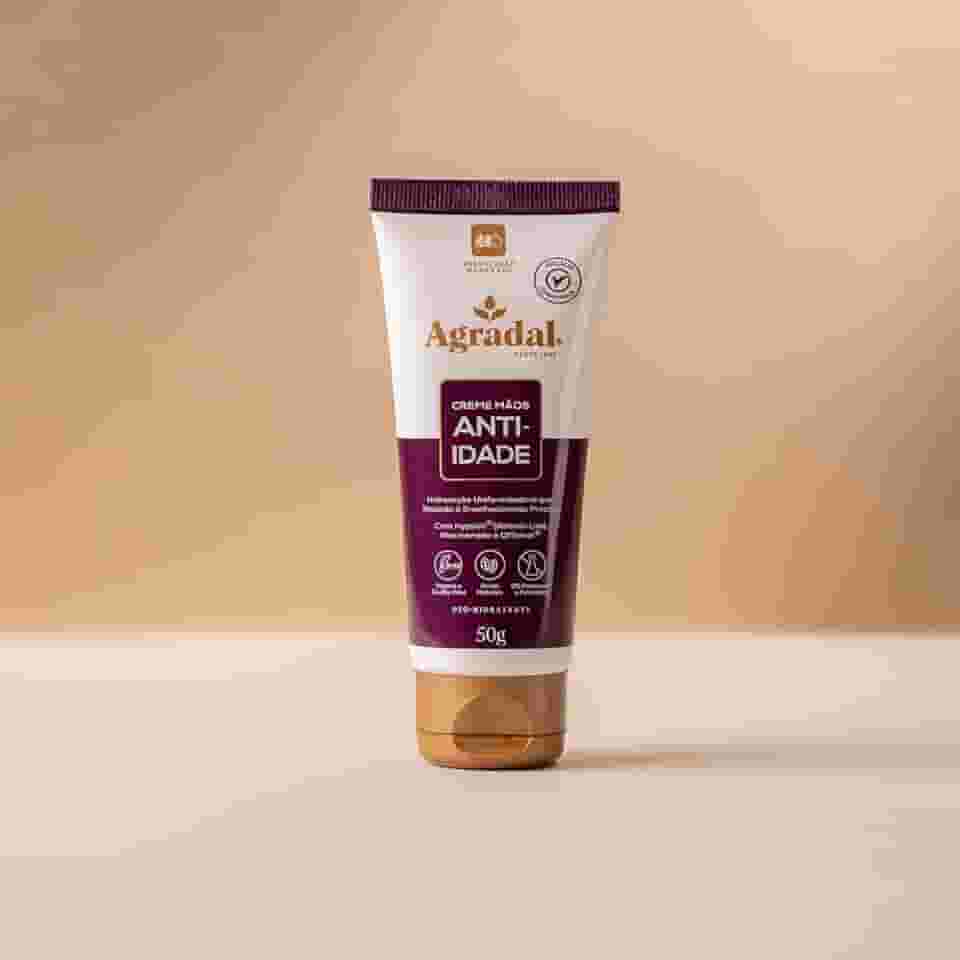 Agradal Creme Anti-Idade para Mãos, Hidratante Desodorante, 50g