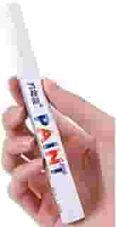 Caneta Permanente Prova D'água Tênis Pneu Tecido Tinta a Óleo (Branco)