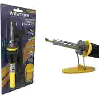 Western Pirógrafo e Ferro de Solda 2 em 1, 5 Pontas, 127V, 400°C, Preto e Amarelo