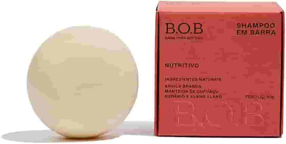 B.O.B Bars Over Bottles B.O.B Shampoo Em Barra Nutritivo 80G