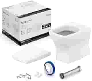 Kit de Bacia Convencional Assento PP com Queda Amortecida e Complementos de Instalação Boss
