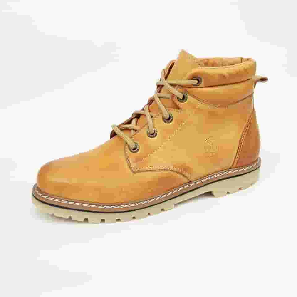 Coturno botina casual, fabricada em legitimo couro bovino 33ao46