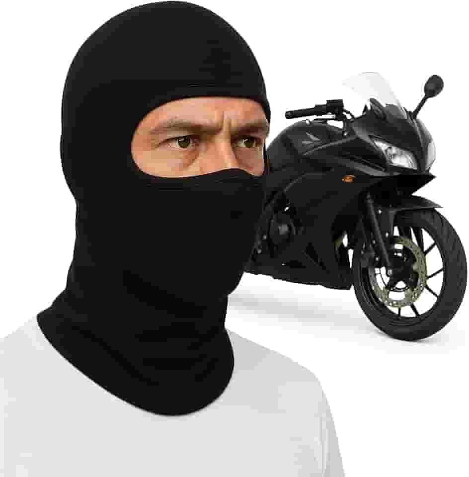 Touca Ninja balaclava PRETA respirável preta para motociclista motoqueiro motoboy proteção UV |DEPARTAMENT STORE