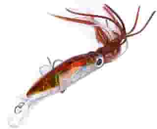 Melhor Isca Artificial Lula Corrico 1 Unidade Pesca Cor Marrom Alto Mar Esportiva Cavala Cioba Dourado do Mar todo Brasil Outlet Top