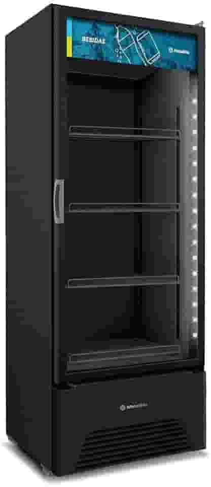 Refrigerador Expositor Vertical Metalfrio 577 Litros All Black Optima VB52AH 110V