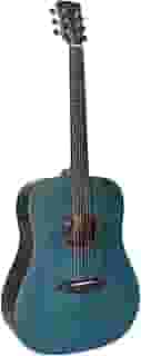 VIOLÃO ELÉTRICO CORAL 41' - TAMPO SÓLIDO EM SPRUCE - BLUE WOOD - EQ 3 BANDAS – VGAC1954BW41 – TONANTE