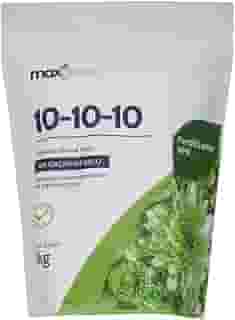 Fertilizante Maxgreen 10-10-10, Adubo Mineral, NPK Equilibrado, Uso Universal, Pacote Pouch, 1KG