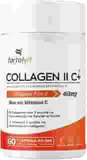 Colágeno Tipo 2 Longa Duração: 2 Meses de Uso, Alto Teor Vitamina C, E e Vitaminas do Complexo B, Fortalvit, 60 Cápsulas